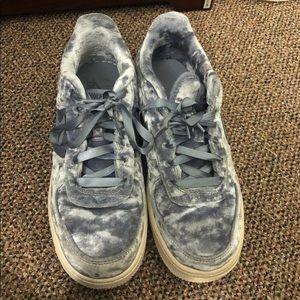 Blue/ Purple Velvet Air Force